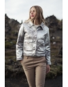VESTE JERSEY ARGENT