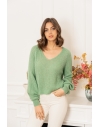 PULL AMBRE VERT