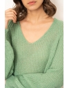 PULL AMBRE VERT