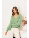 PULL AMBRE VERT