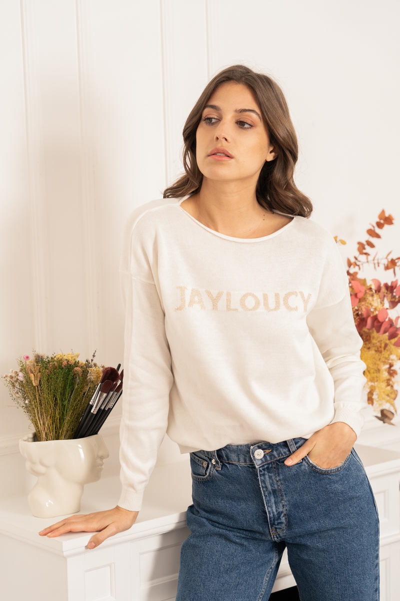 PULL FORLI BLANC